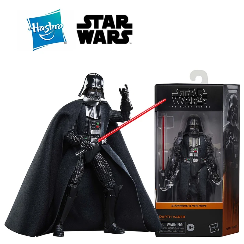 Hasbro Star Wars Black Series Darth Vader A New Hope 6 palcov 16 cm originálnej akčnej figúry modelu hračky narodeniny darčeková zbierka