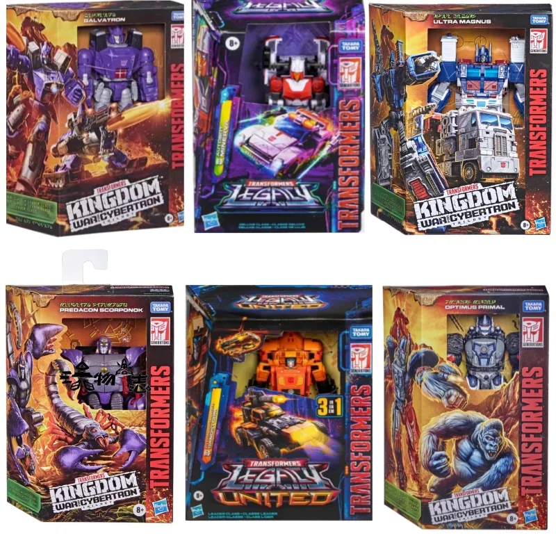 Hasbro Transformers Studio Series Heritage Siege III Kingdom Series V trieda Optimus Prime Sonic Tyrannosaurus Rex Hračky pre deti