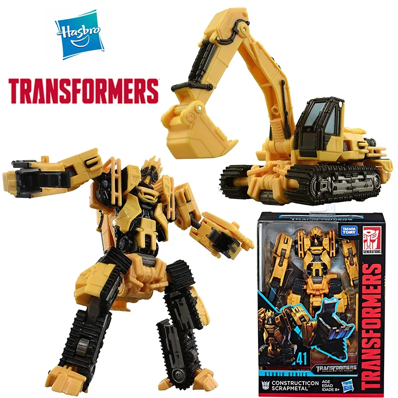 Hasbro Transformers Studio Series SS41 Constructicon Scrapmetal Deluxe Class Original Action figure Model Model Toy Gift Collection