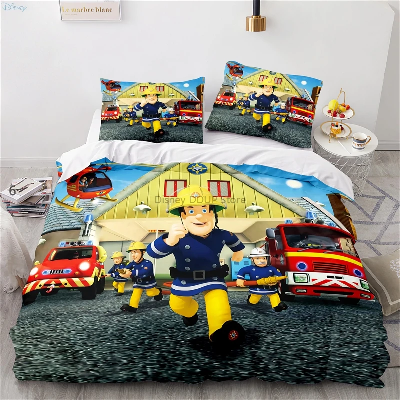 Hasič Sam Print Duin Cover Sets vankúš