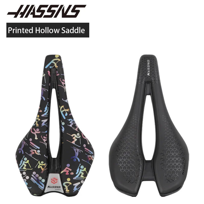 Hassns Mountain Bike Hollow Saddle Road Road Bicycle viacfarebné krátke nosné sedlá priedušné pohodlné silikónové vankúš