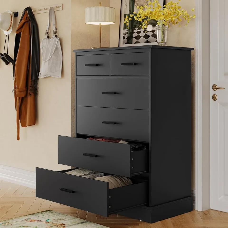 Hasuit Black komoda pre spál