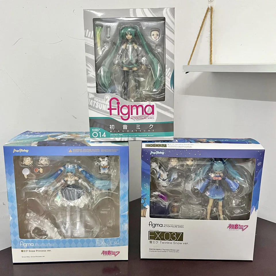 Hatsune Miku figma figma ex-037 Twinkle Snow Ex-054 Snow Princezná Miku 014 vokálna séria Kawaii Anime Model Collectible Toy Gift