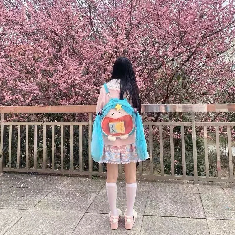 Hatsune Miku rameno taška Nový batoh roztomilý anime dievča plyšová karikatúra kawaii knapsnack študent taška paket detské darčeky Domovod