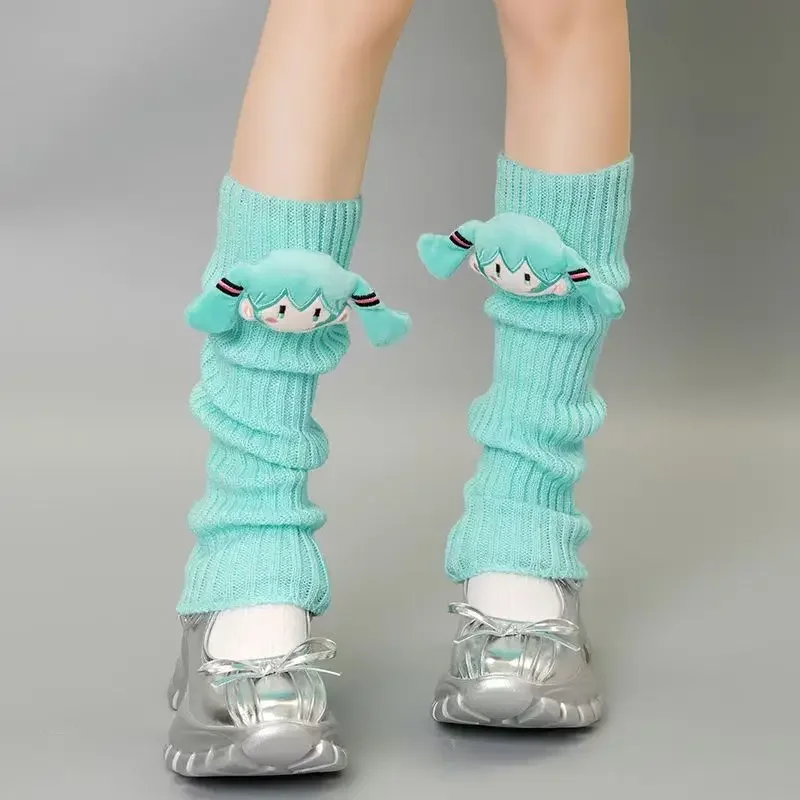 Hatsune miku stehenné maximá s kawaii macaron farbami roztomilý hatsune miku lolita legíny pre dievčatá