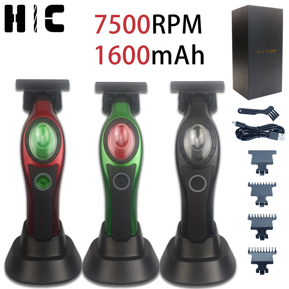 HC Pánsky elektrický vlasový výživník Profesionálny stroj na strihanie vlasov pre holičský obchod Styling Styling Tinmering 7000RPM 1200 mAh