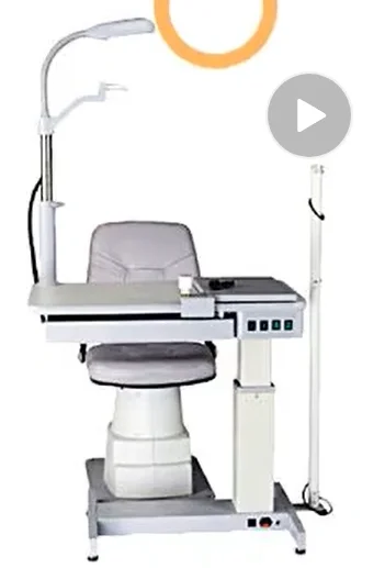HC-Q026 Multifunkčná oftalmická stolička jednotka Optometria Kombinovaná stolová stolová a stolička Oftalmická vyšetrovacia jednotka