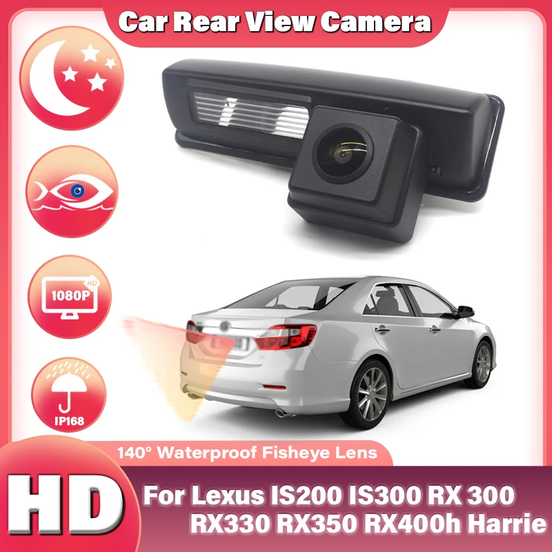 HD 1080 × 720p Zadný fotoaparát pre LEXUS IS200 IS300 RX 300 RX330 RX350 RX400H Harrier pre Toyota Camry XV40 PICNIC ECHO VERSO VERSO