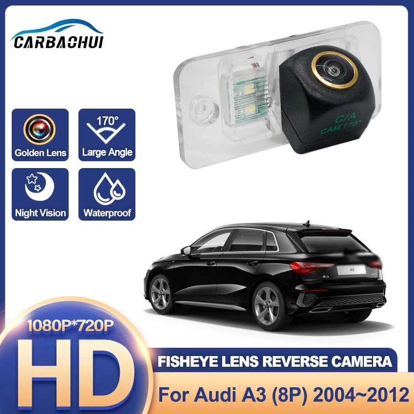 HD 1080P Zálohovanie vozidla Parking CCD CCD Car Camera Zadný fotoaparát pre Audi A3 (8p) 2004 2005 2006 2007 2008 2009 2009 2010 2011 2011