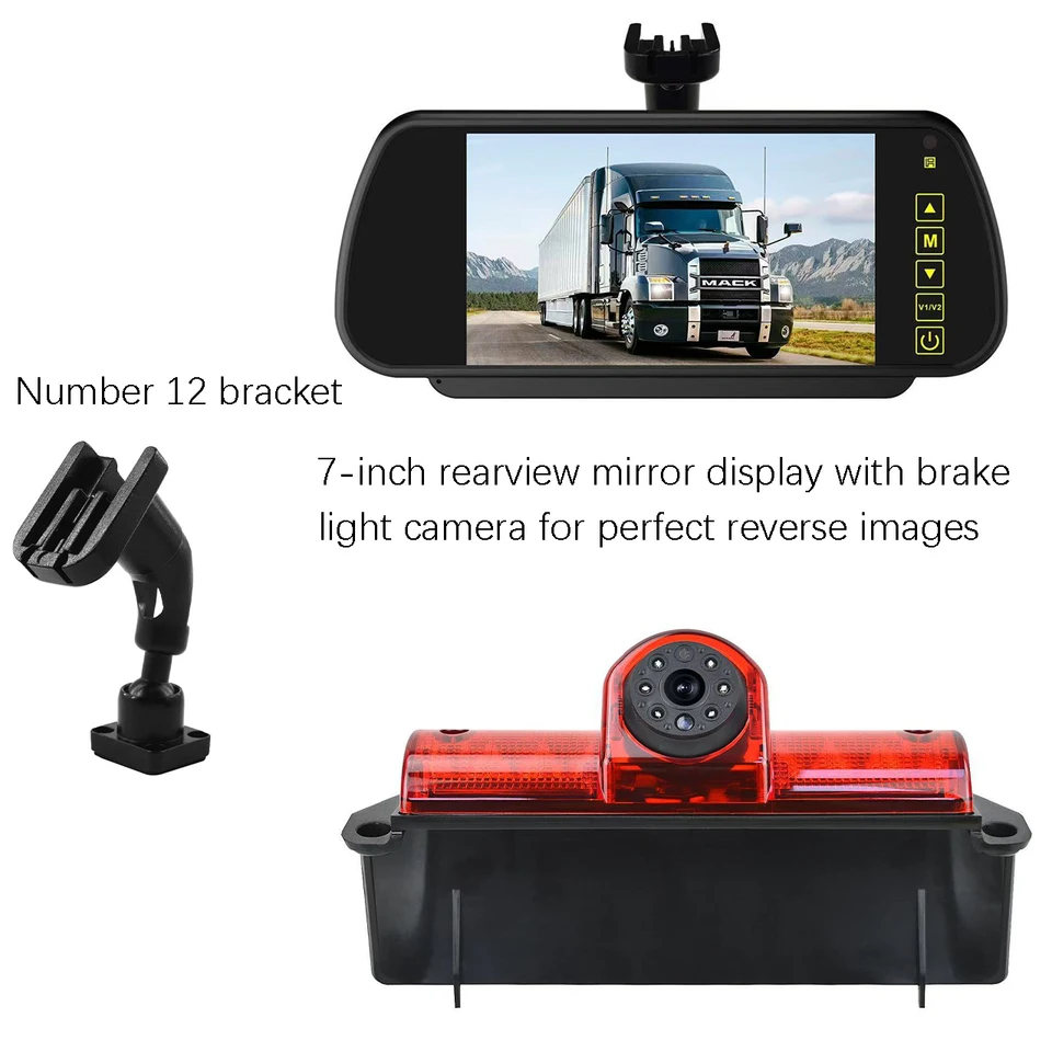 HD Parkingové svetlo Zadné pohľady BRZDE SVETLO CAMERA pre Chevrolet Express/GMC Savana 2005-2018/Explorer Vans/Chevrolet