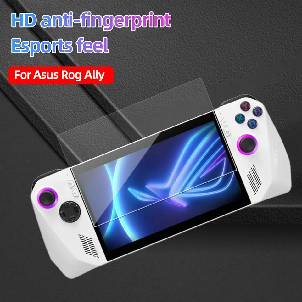 HD SCRET na ochranu filmu Scratch Scratch Proof Glasted Glass Film odolný proti explózii proti prsteňom odolné voči olejom pre Asus Rog Ally