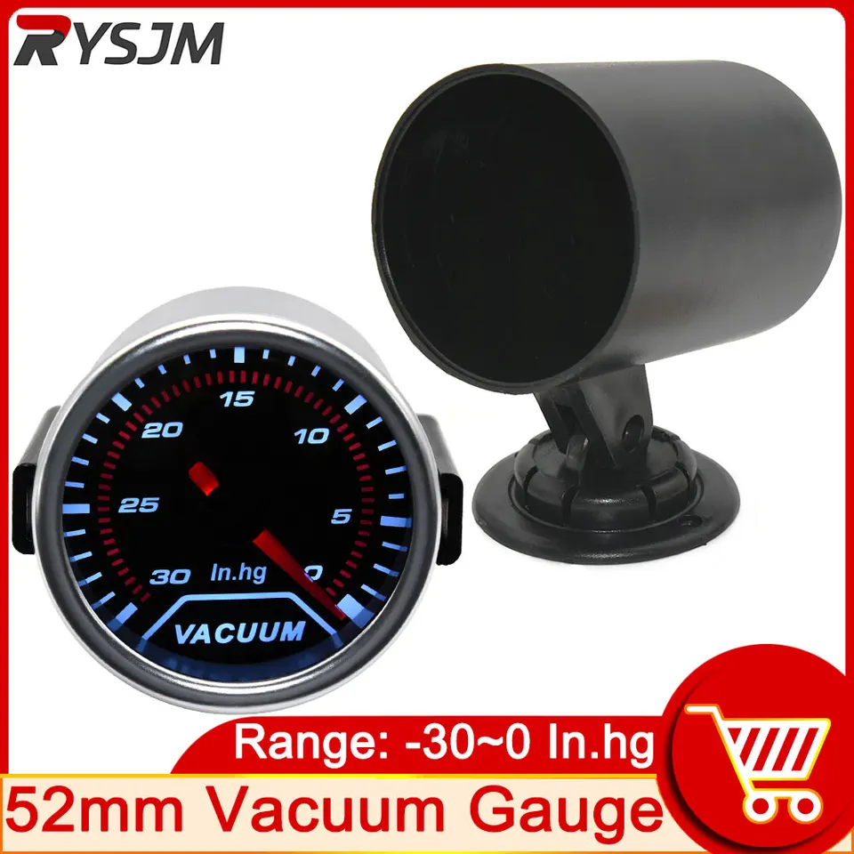 HD Universal 52 mm vákuový rozchod 、 Držiak na meradlo automobilu