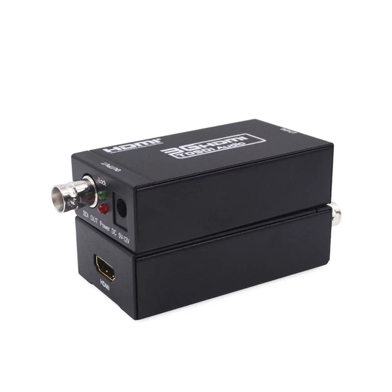 HDMI kompatibilný s SDI Converter Scale Adapter 1080p Mini 3G s koaxiálnym zvukovým výstupom pre domáce kino kina PC HD