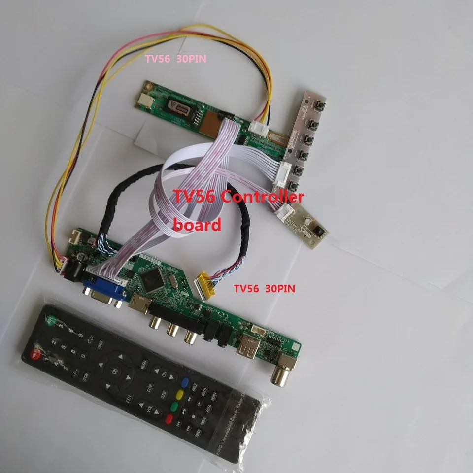 HDMI USB Controller Board Kad karty TV TV Audio AV VGA LCD 30PIN LVDS pre N154I2 1280x800 PANEL DIZE LED DIY