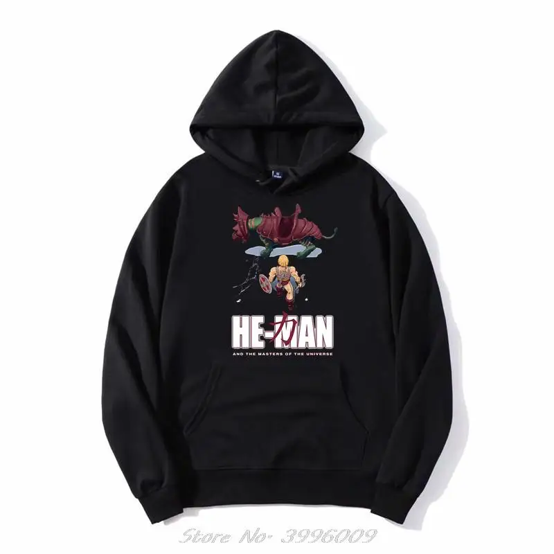 He-Man a Masters vesmíru Silné tričko Anime muži nadmerné mikiny na zips