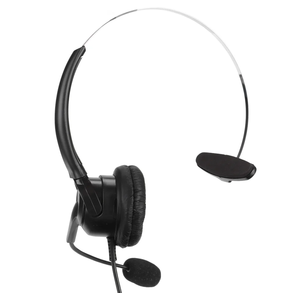 Headset Telefón Monoraral Headset Landline Telefón slúchadlá s mikrofónom pre domov a call centrum Office Používajte káblové náhlavné súpravy