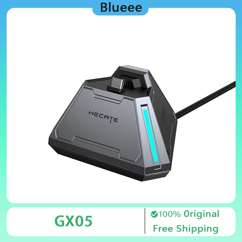 Hecate GX05 nabíjanie Dock Socket RGB Plug Electric Esports Game viac v jednom USB rýchle poplatky