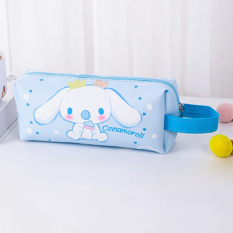 Hello Kitty Cartoon Cutoon Cute Makeup Bag, Kuromi & Cinnamoroll Organizátor, prenosná toaletná taška, skladovacia taška na stolné počítače, puzdro na ceruzku