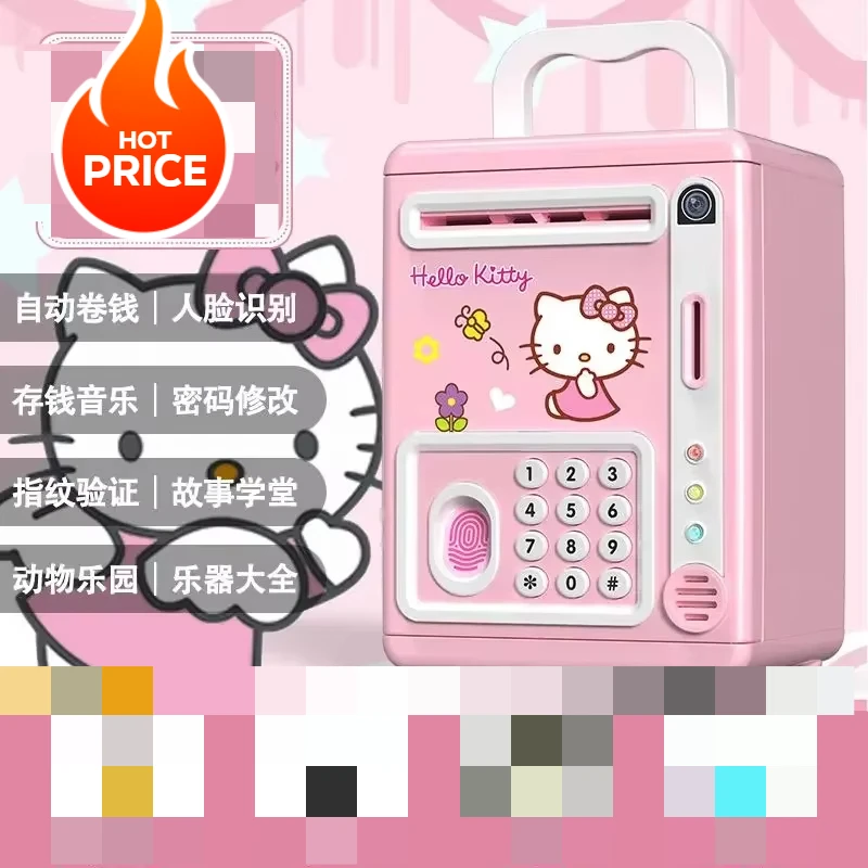 Hello Kitty Cinnamoroll Kuromi My Melody Smart Piggy Bank For Girls Cutive Ins Piggy Bank Hračky kreatívne kawaii narodeniny darček