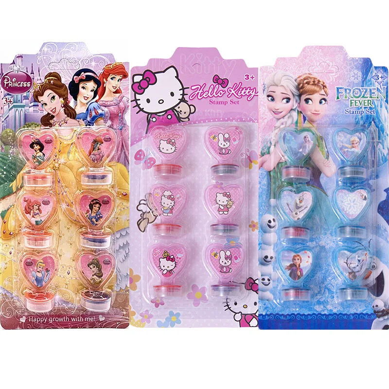 Hello Kitty Detská pečiatka Študenti roztomilý karikatúra pečiatka materské školy darčeky Kreatívne ceny Školské potreby darčeky Snow Princezná