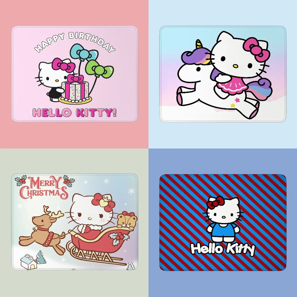 Hello Kitty Mouspad Sanrio Small Mause Pad Mouse Cute Kawaii Deskmat Mausepad Desk Desk Mat MousePad Gamer Koberec pre myš