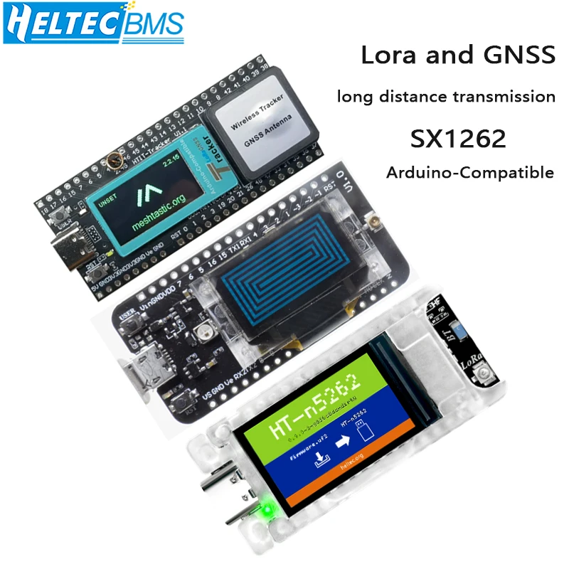 HELTEC LORA GPS ESP32 ASR605X NRF52840 a SX1262 uzol s GPS GPS Získajte polohu LORA TRANSMÁCIA V ZÍSKAJÚCI DOSTATOČNÝ