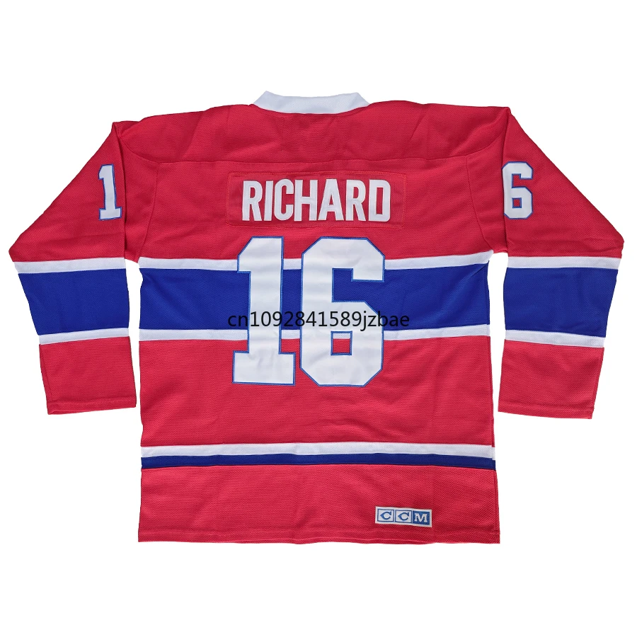Henri Richard Jersey Canada Montreal Retro Retro Ice Hockey Dresy 10 Guy Lafleur Jersey 77 Pierre Turgeon Jersey All Stitch US M-3xl