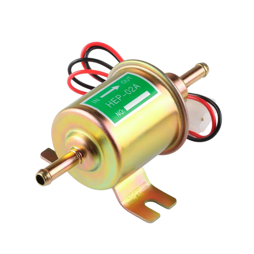 HEP-02A Nové plynové naftové čerpadlo nafty Inline Nízkotlakové elektrické palivové čerpadlo 12 V