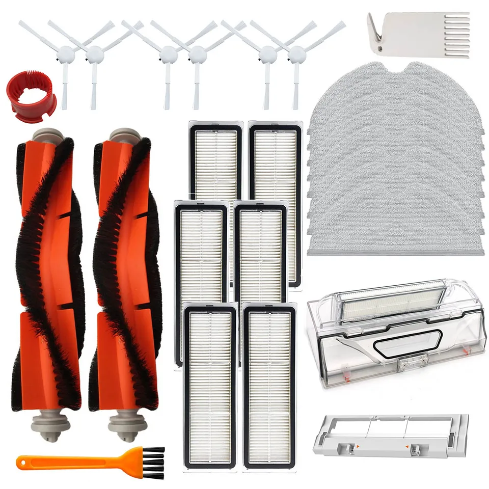 HEPA Filter Hlavná bočná bočná kefka Mop látková krabica na prach Výmena súpravy pre Xiaomi Mijia 1C Stytj01ZHM Robotické vysávačové príslušenstvo