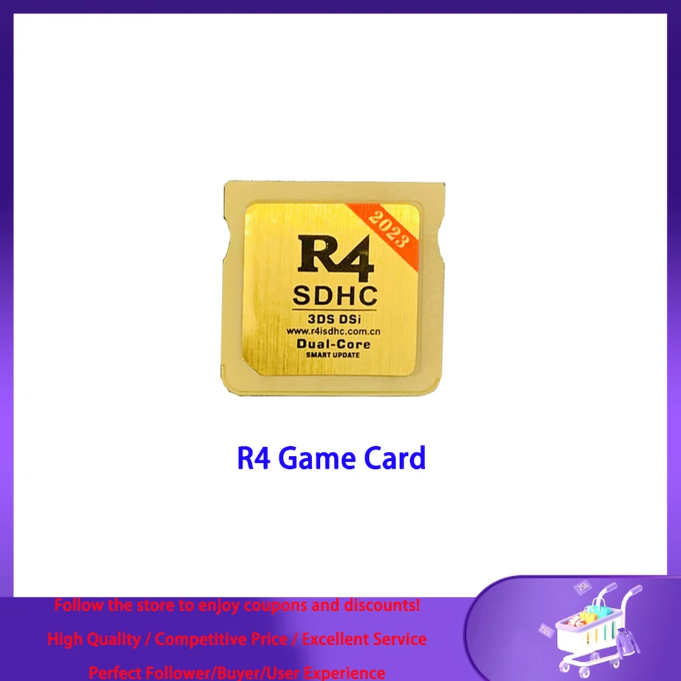 Herná karta R4 pre NDS NDSI 2DS 3DS - Obsahuje 100+ hier - podporuje viac herných konzol Nintendo