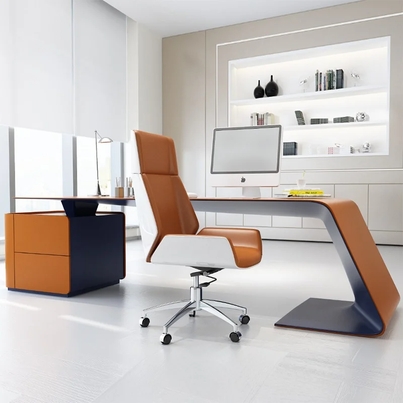 Herná stolička Relax Office Office Leg Rest Otočný nábytok Drevené stoličky kožené beztiažové Sillas para escritorio počítačové kreslo