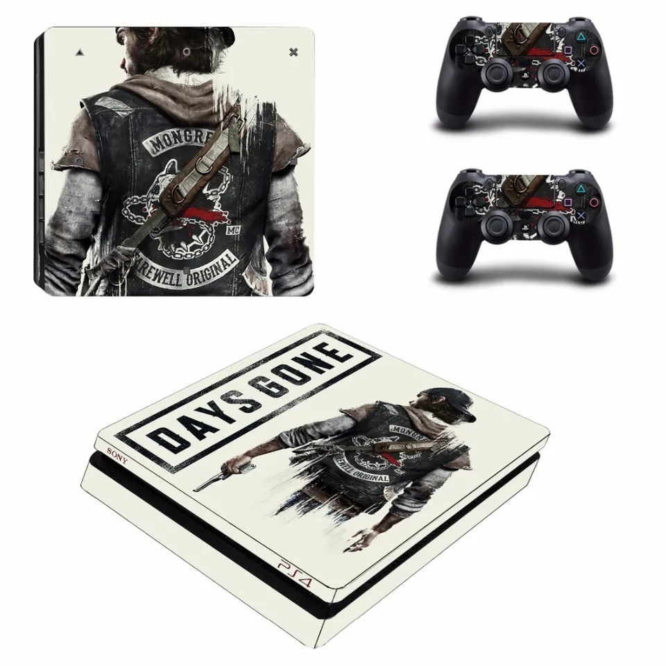 Herné dni preč PS4 Slim Skin Sticker pre Sony PlayStation 4 Console a 2 ovládače PS4 Slim Skin Sticker Decal Vinyl