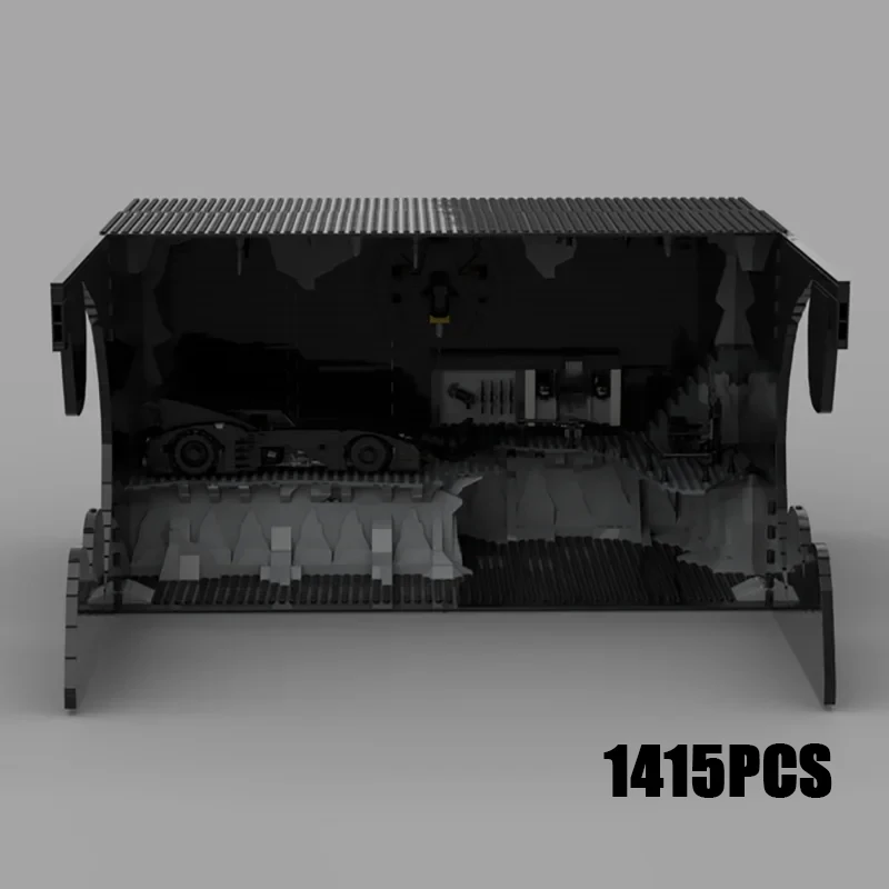 Hero Movie Ycmoc Building Blocks Batcave Shadowbox Redux Model Technológia tehly DIY Zostava Dark Knight Hračky pre deti
