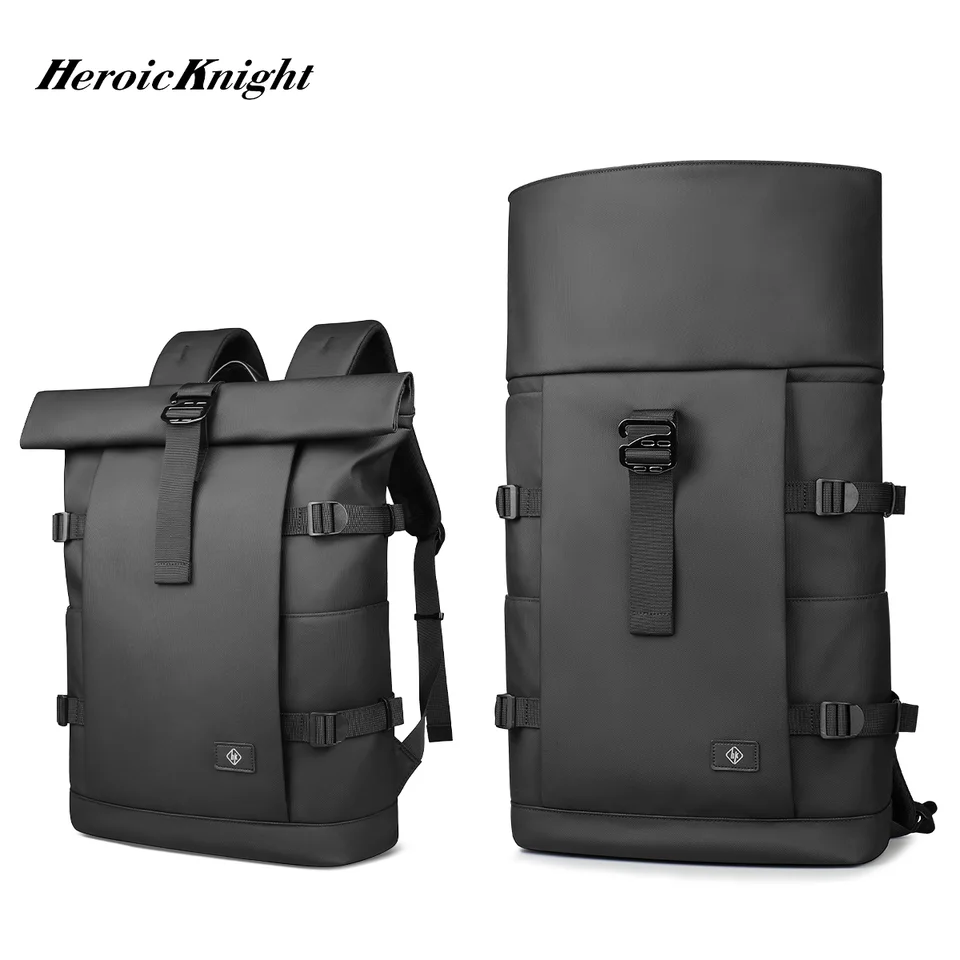 Heroic Knight Expandble 17 ”notebook batoh vodotesný veľkú kapacitu Business batohský batoh vonku kemping na turistiku Mochila muži