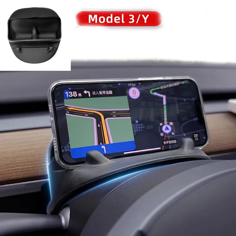 Herval for Tesla Model 3/Y Držiteľ mobilných telefónov Silikón Organizátor Organizátor Organizátor Organizátor Silikónu volantu