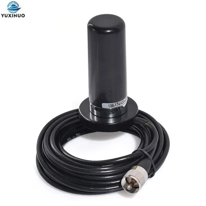 HH-N2RS UHF/VHF Dual Band PL-259 Anténa PL259 + MAGNETICKÁ Mount BASE 5M Coxial Cable pre Kenwood ICOM Yaesu Tyt Car Mobile Radio Radio Radio