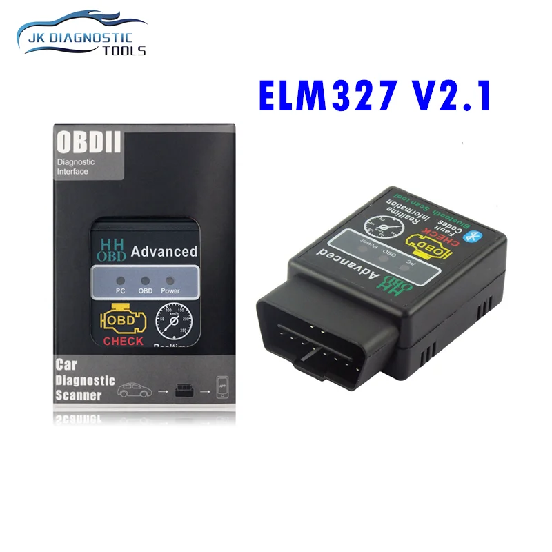 HHOBD ELM327 V1.5 Diagnostický adaptér Super Mini Elm 327 BT pre Android TOWE OBDII KÓD ČÍTATEĽ OBD2 CAR SCANER pre Android/PC