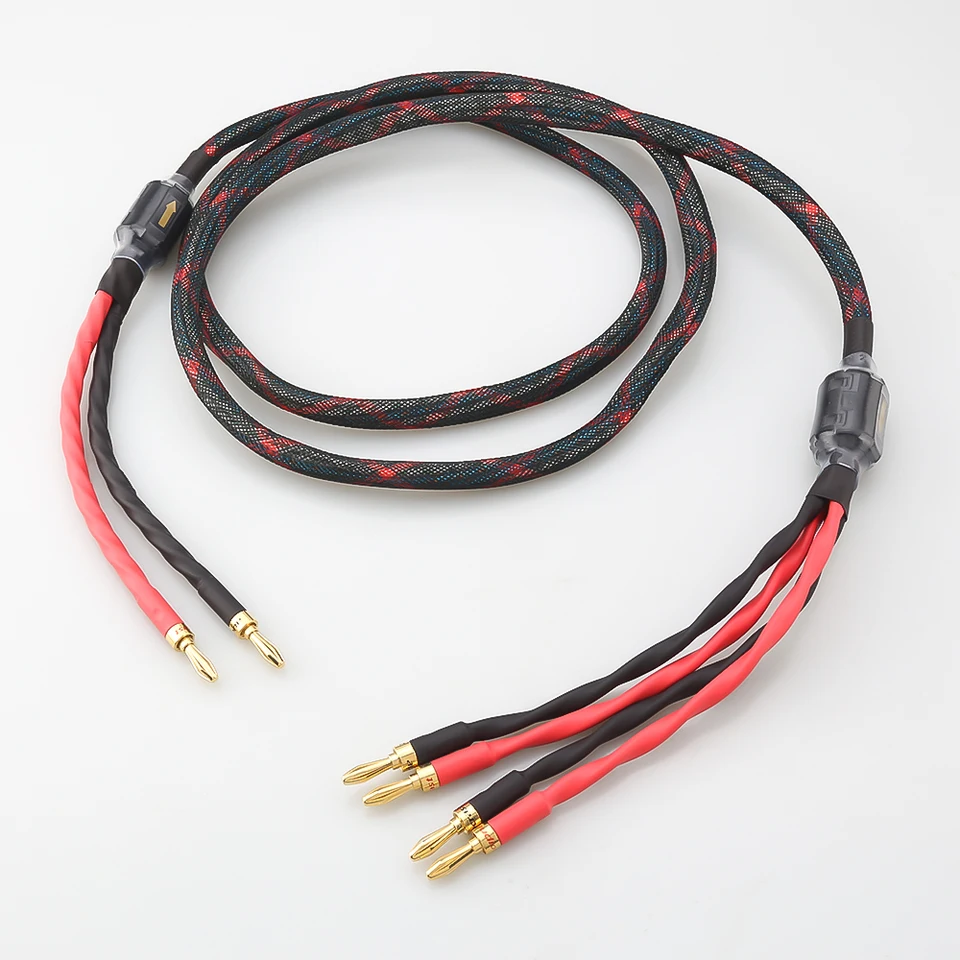 Hi-end OFC Copper Western Electric Reproduktor kábel Hifi Audio Audiofil Banana Spade Biwire
