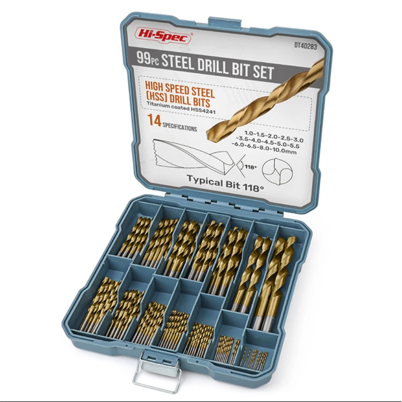 Hi-Spec 99/130ks Cobalt Zliatiny Vŕtací bit pre doskový drevené plastové kov