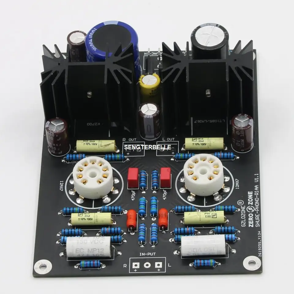 HIFI 12AX7 trubica mm riaa otočná fono predzosilňovacia doska /PCB /súprava základňa na okruhu Shuer