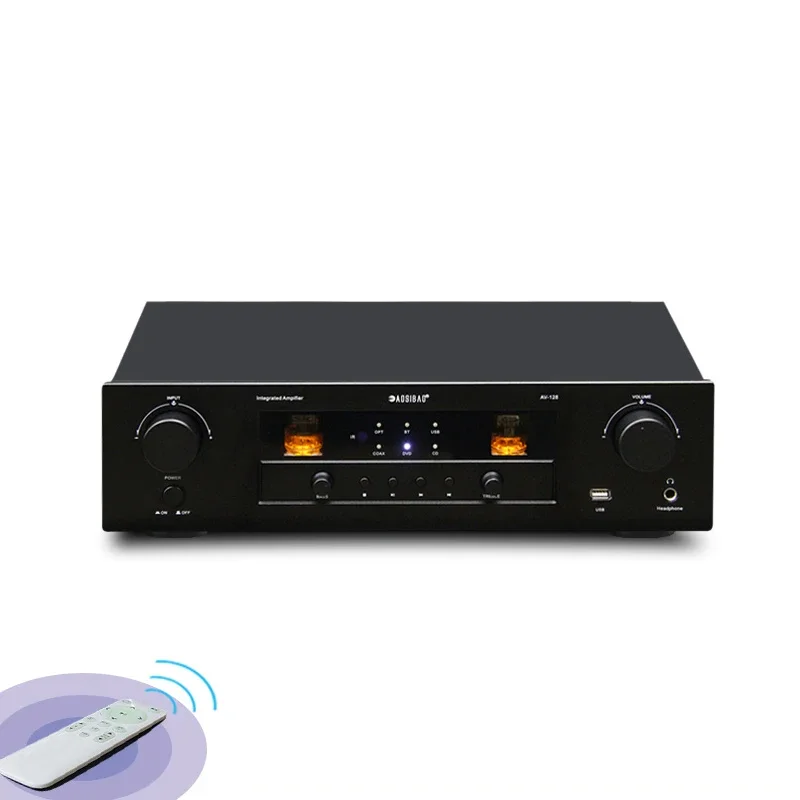 HIFI 200W+200W zosilňovač trubice High-Power Fever Power zosilňovač predpredaj Auido reproduktor zosilňovača domáce kino USB Bluetooth 5.0