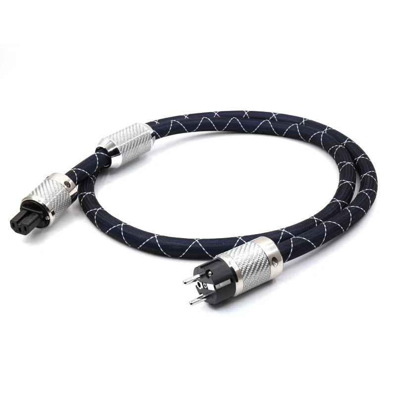 HIFI Furutech Nanoflux-18 Power kábel FI-E50 FI-50 (R) Plug Schuko Fever Audio kábel OCC Rhodium uhlíkové vlákno EU/US C15