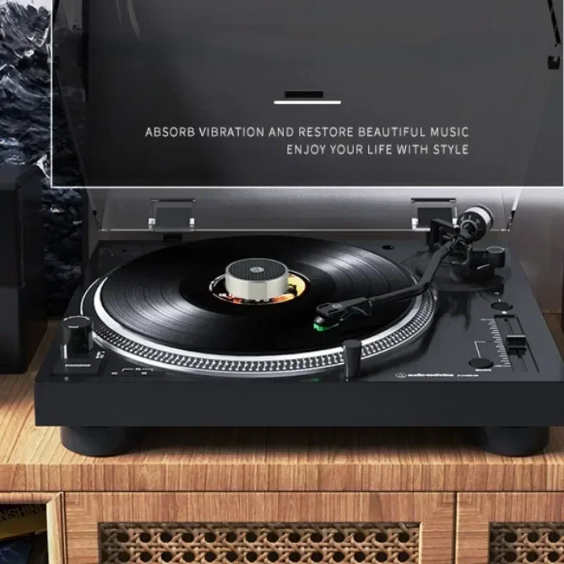 Hifi uhlíkové vlákno Univerzálny LP vinylový rekord Player Disk Stabilizátor s úrovňou hliníkovej zliatiny Zliatina Hudobný hudobný prehrávač