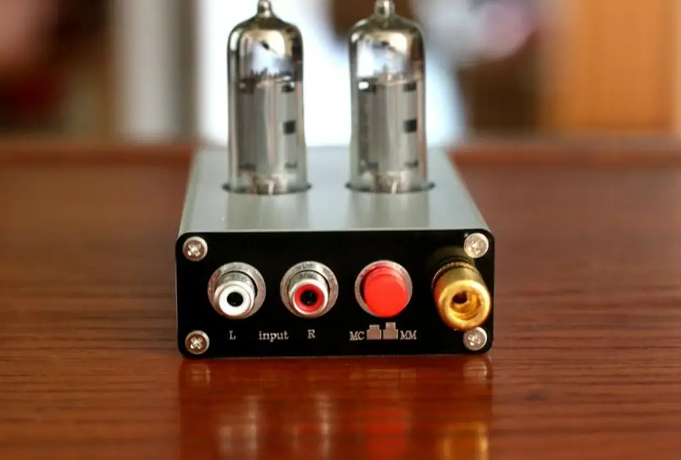 HiFi vákuová trubica mm/mc phono fáza predzosilňovač mini triedy A otočný predzosilňovač
