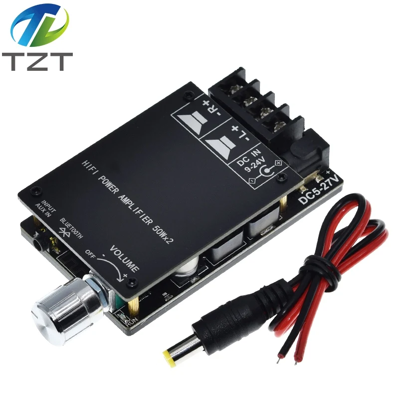 HIFI Wireless Bluetooth 5.0 TPA3116 Digital Power Audio zosilňovač TPA3116D2 50WX2 Stereo Amp AmplificAdor Home Theatre