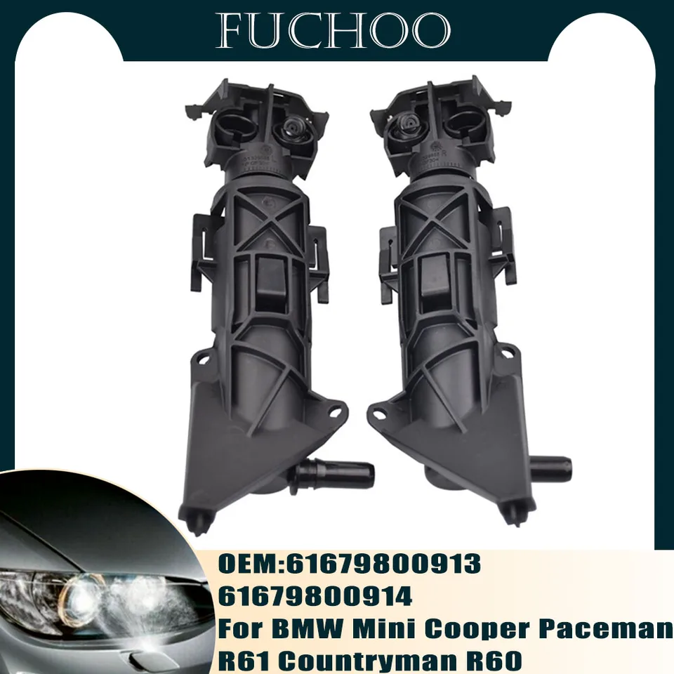 High Kvalitná auto predný svetlomet podložky s postrekovačom trysky čerpadla pre BMW Mini Cooper Paceman R61 Countryman R60 61679800913