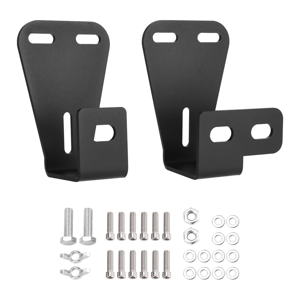 High Lift Jack Mount Montact Montact Hood Jack pre Jeep Wrangler CJ 1944-1986 / YJ 1987-1995 / TJ 1997-2006 (pár, čierny)