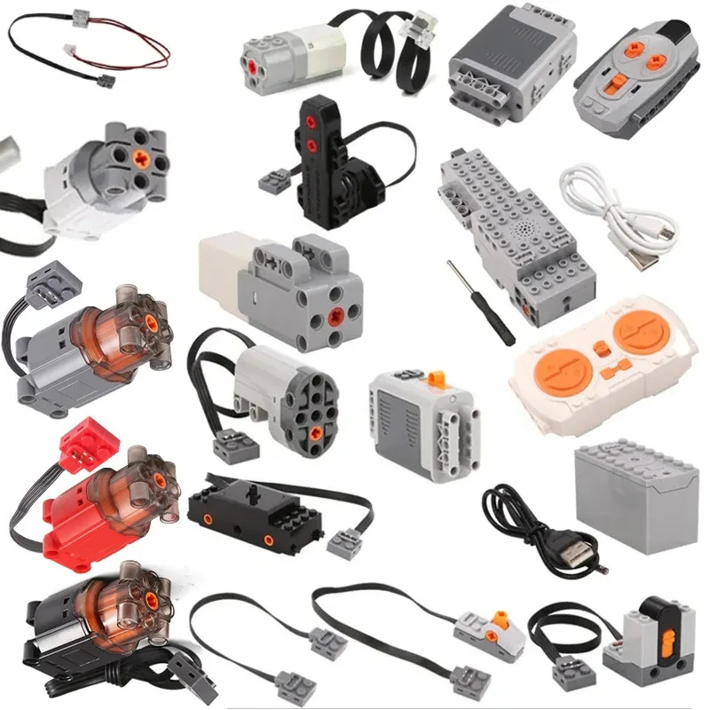 High-Tech M XL L Servo tehly hračky PF Časti 8293 8883 MOC Power Funktions Motor Multi Tool kompatibilný s modelom LEGO