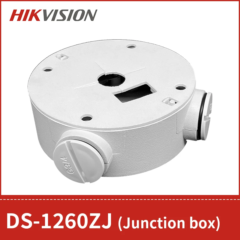 HikVision Junction Box DS-1260ZJ Outdoor Hliníková zliatina Držiak Biela čierne príslušenstvo CCTV pre Hikvision Bullet Camera