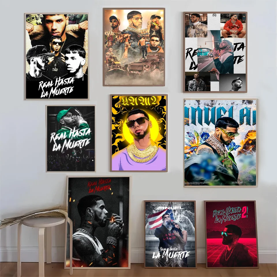 Hip hopový rapper anel aa plagát kvalitné výtlačky a plagáty HD Kvalita plagátu nástenná maľba maľba štúdia domáci dekor